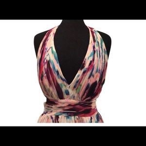 Aidan Mattox Open back gown